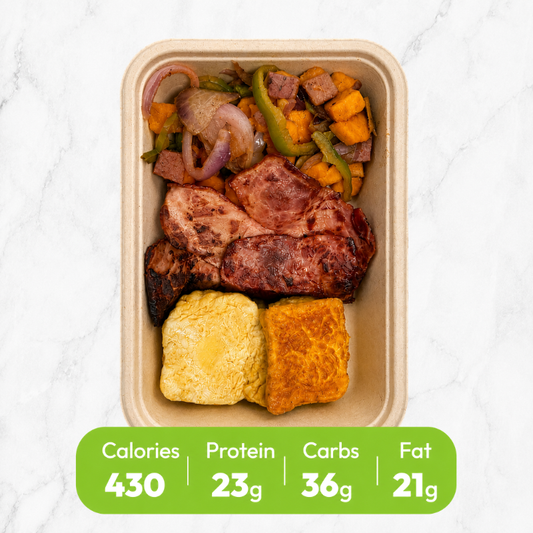 Turkey Bacon Sweet Potato Bowl