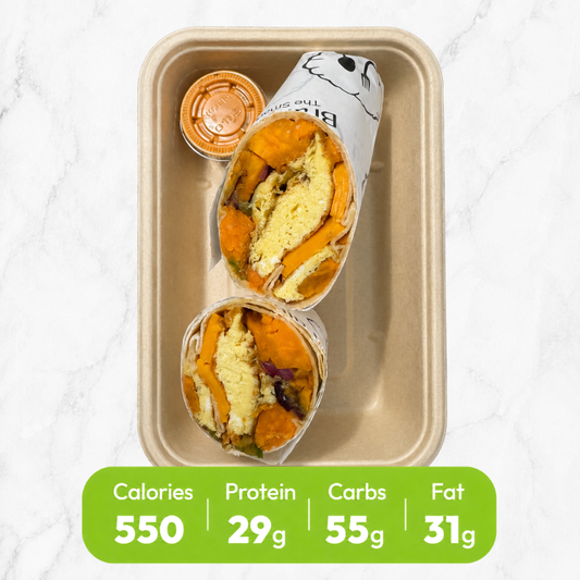 Sweet Potato Cheddar Wrap